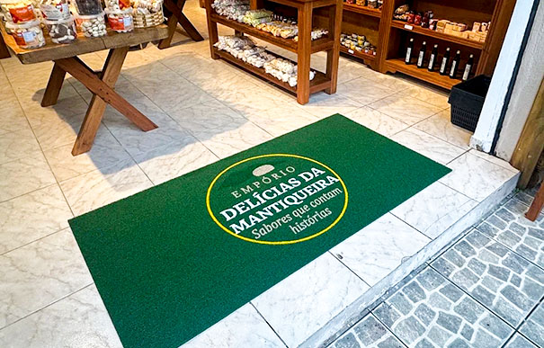 Tapetes personalizados para lojas e empresas