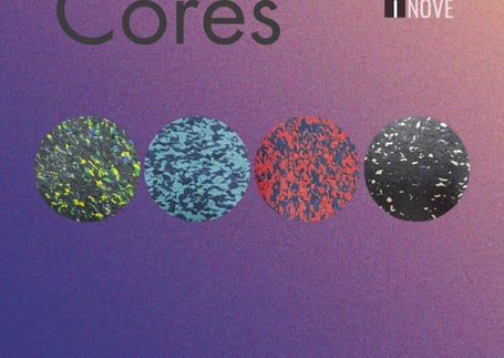 Opções de cores do piso de borracha para academia, com pigmentos Opções de cores do piso de borracha para academia, com pigmentos