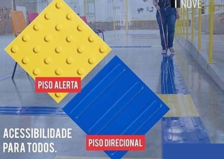 Modelos de piso tátil PVC de alerta amarelo e direcional azul Modelos de piso tátil PVC de alerta amarelo e direcional azul