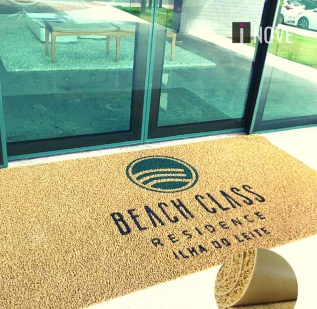 Tapete de fibra de coco do Beach Class Residence Ilha do Leite Tapete de fibra de coco do Beach Class Residence Ilha do Leite
